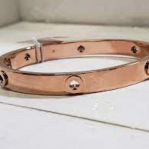Kate Spade Spot the Spade Bracelet in Rose Gold
